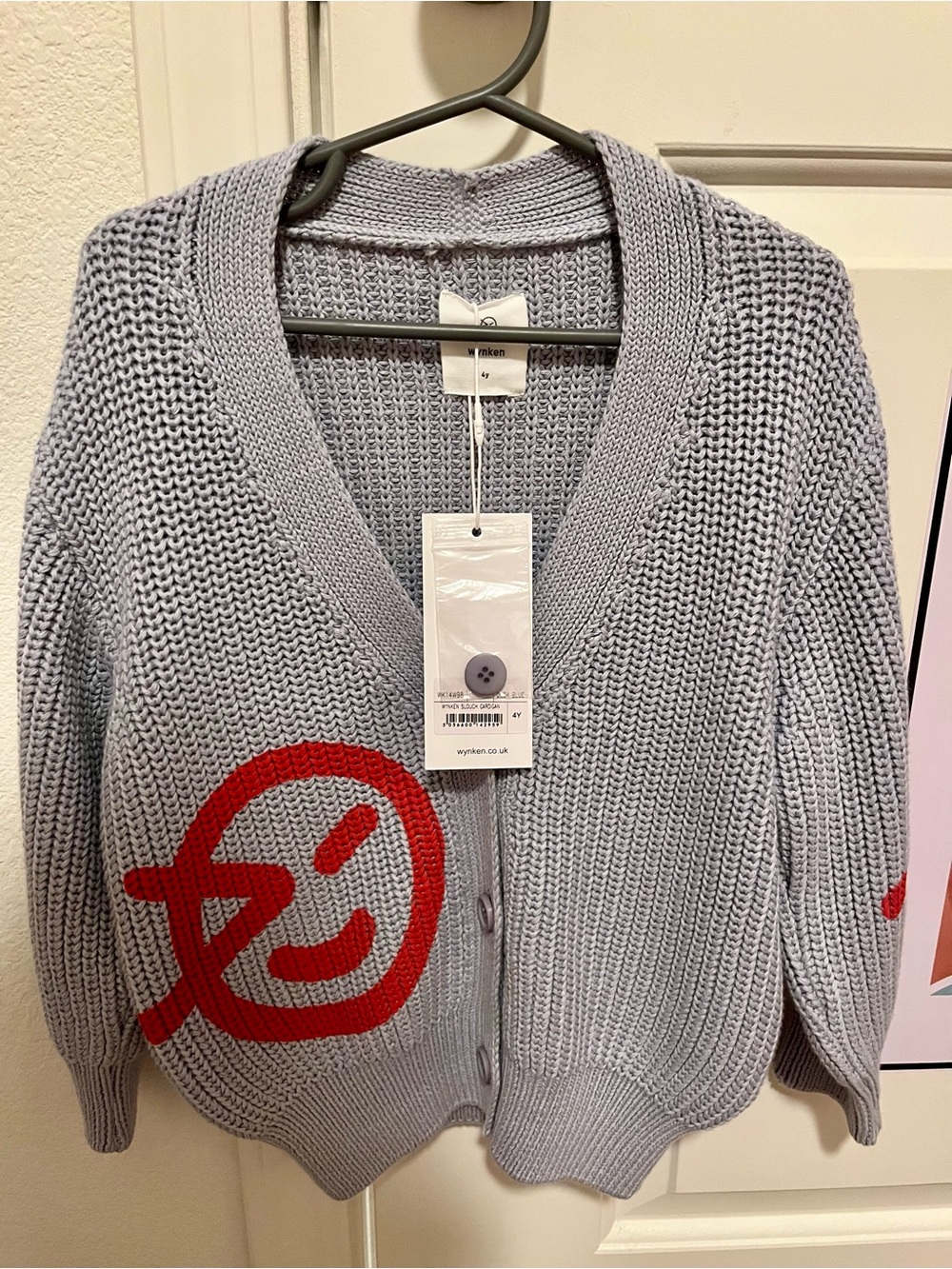 Wynken Chunky Knit Cardigan 4Y NWT